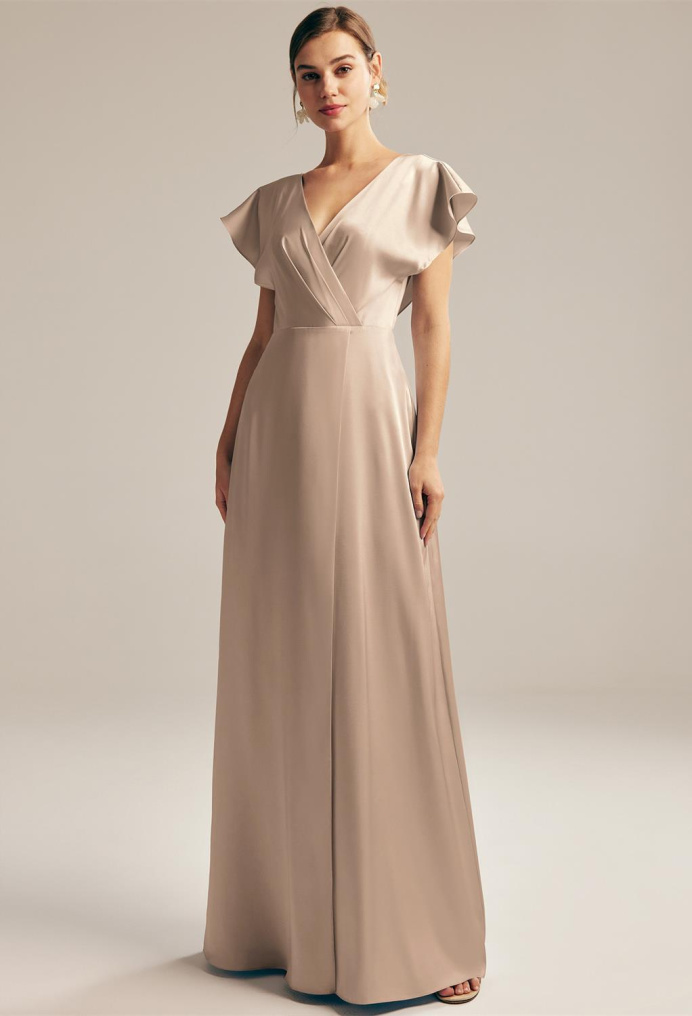 AW Rana Taupe  Plus Size Dresses